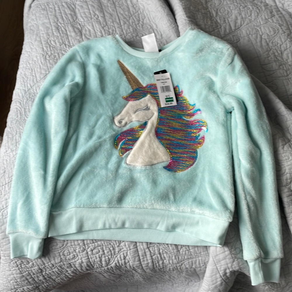 Girls unicorn sweater